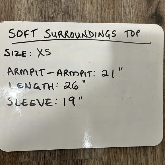 Soft Surroundings Top Blouse XS Embroidered Floral Fringe Hem Bell Sleeve Boho - Picture 13 of 16